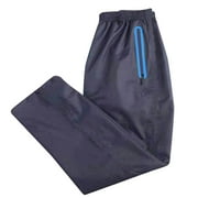 ZRBYWB Men's Pants Mens Rainstorm Proof Double Layer Thick Breathable Rain Pants For Men